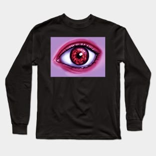 Brown Eye Painting Long Sleeve T-Shirt